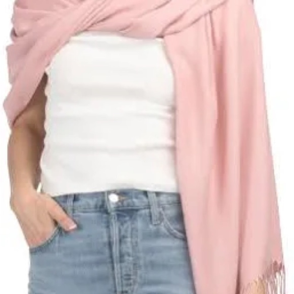 Chic Blush Women's Pashmina Wrap Shawl NWT